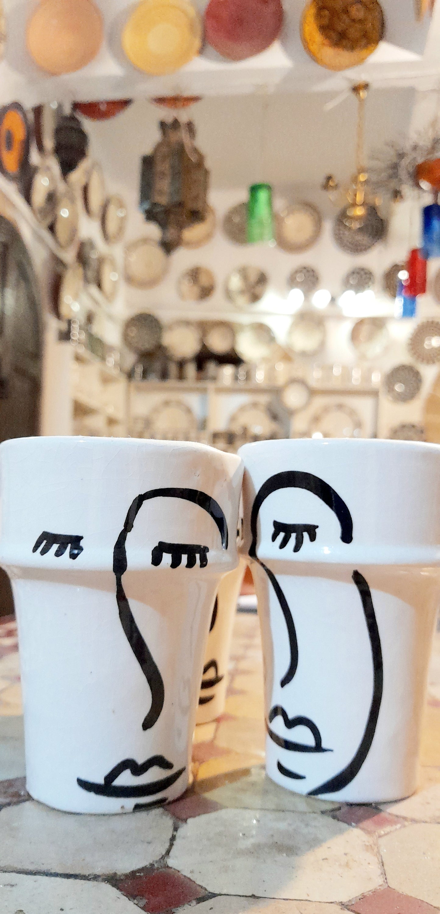 A cups for coffee Baced on picaso panting