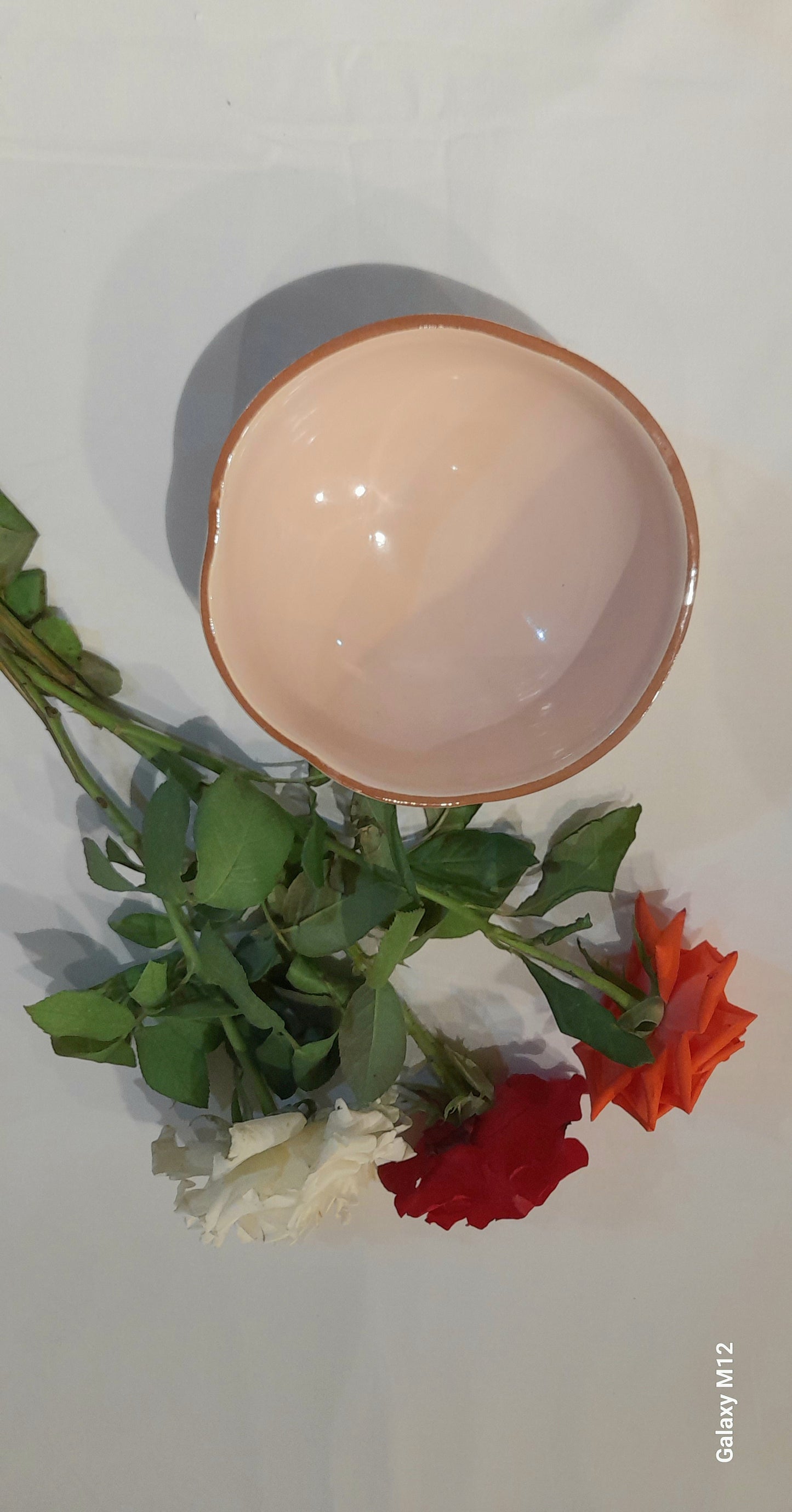 Modern Handmade Moroccan Ceramic Bowl – Glossy Finish