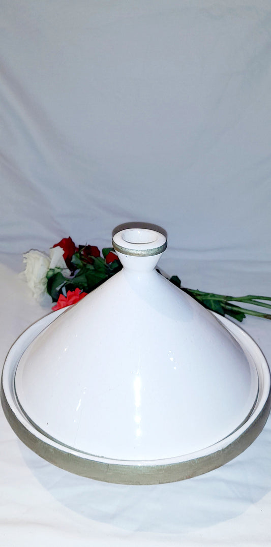 Traditional Red Moroccan Tagine – Handcrafted Clay Cookware