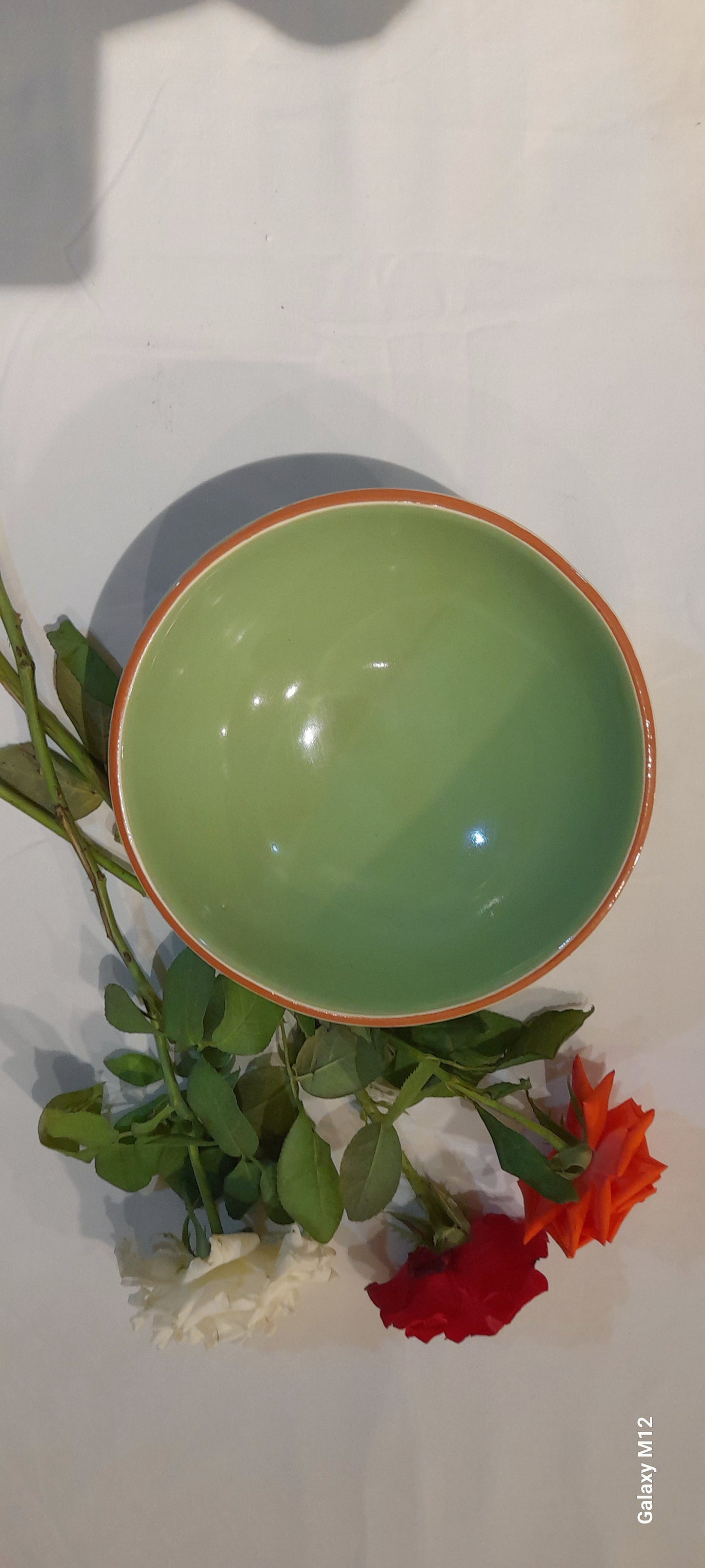 Modern Handmade Moroccan Ceramic Bowl – Glossy Finish